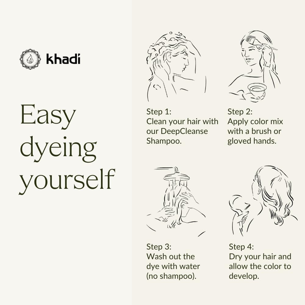 khadi - Indigo Pur Noir Froid - 100g - coloration végétale intense, vegan