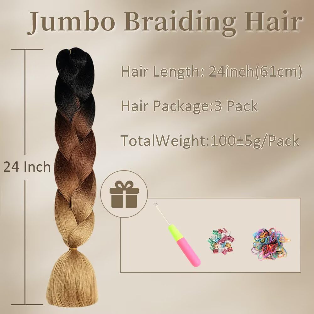 ShowJarlly - Ombre Jumbo Braids 24
