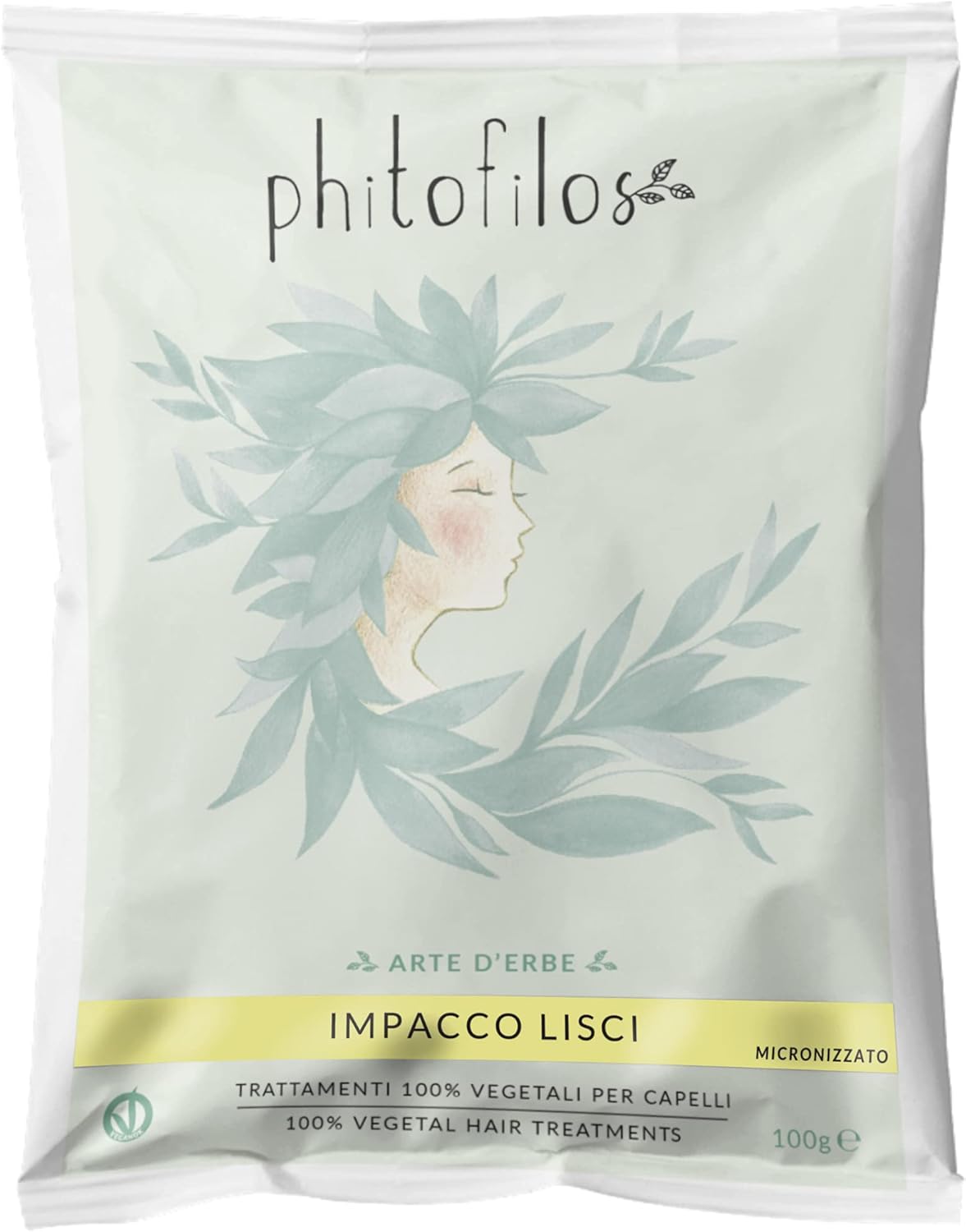 Phitofilos - paquet de cheveux unis - 100g - couleur naturelle