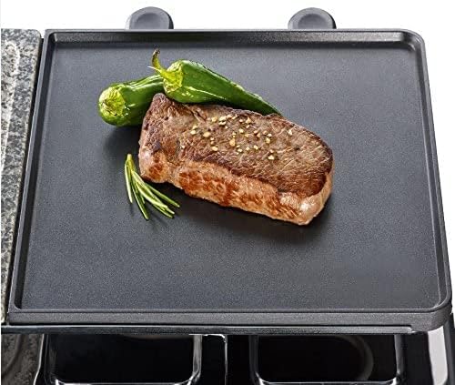 Severin - raclette pierre naturelle, plaque crêpes, thermostat, 1400W, RG 2344