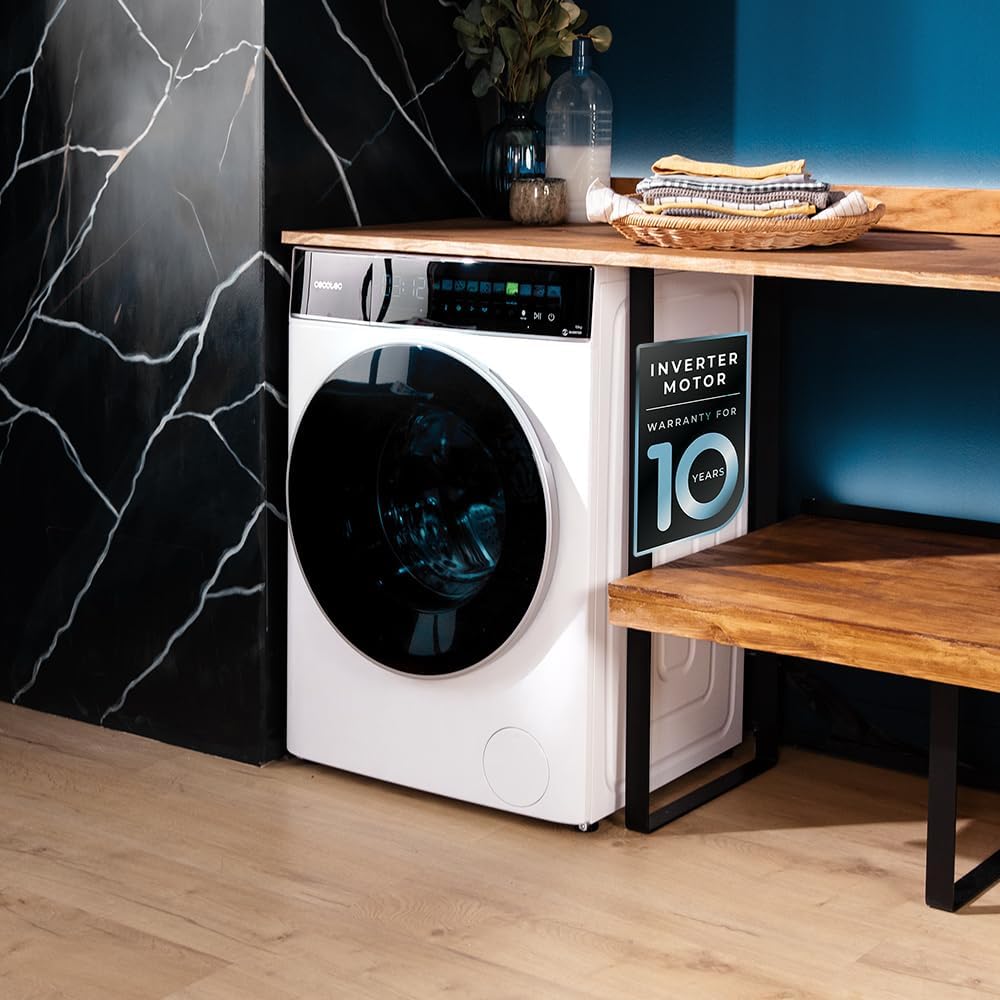 Cecotec - Bolero DressCode 10900 Inverter - 10kg, 1400tr/min, écran 10,3