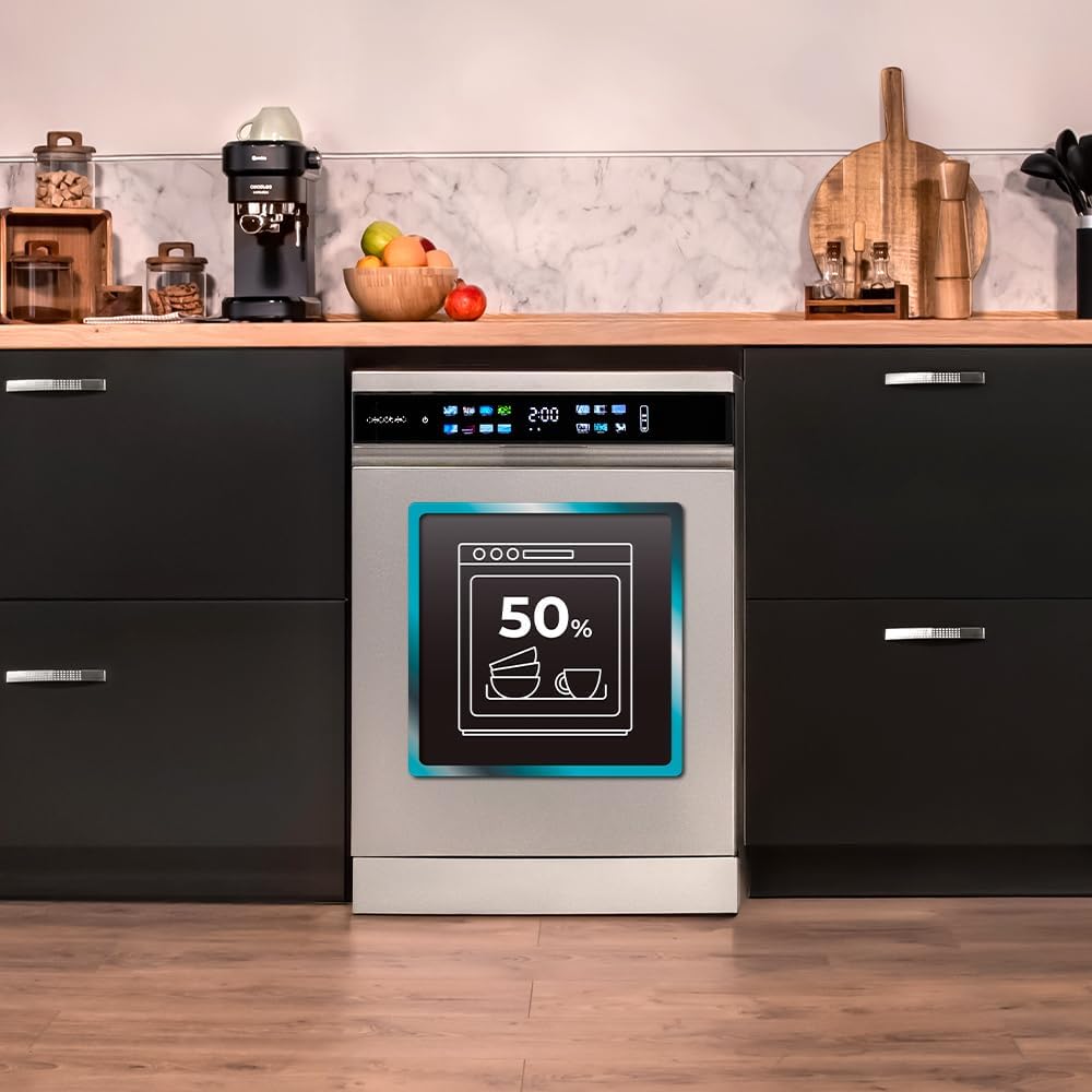 Cecotec - Bolero Aguazero 6210 - 60cm - inox, 15 couverts, écran XXL, 14 programmes D