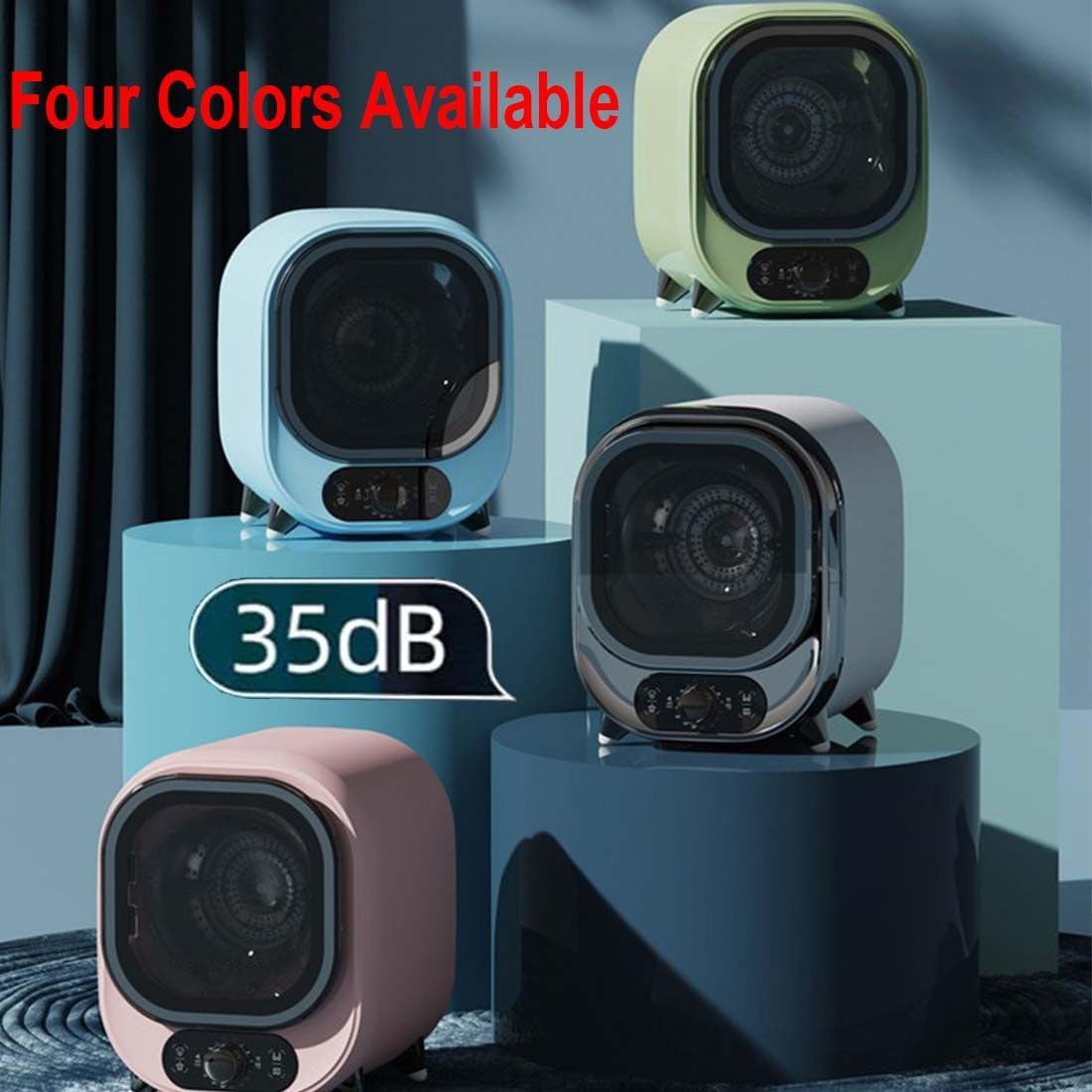 Mini sèche-linge - 0,8kg, 450W, compact, mural ou comptoir, 31x39x38cm