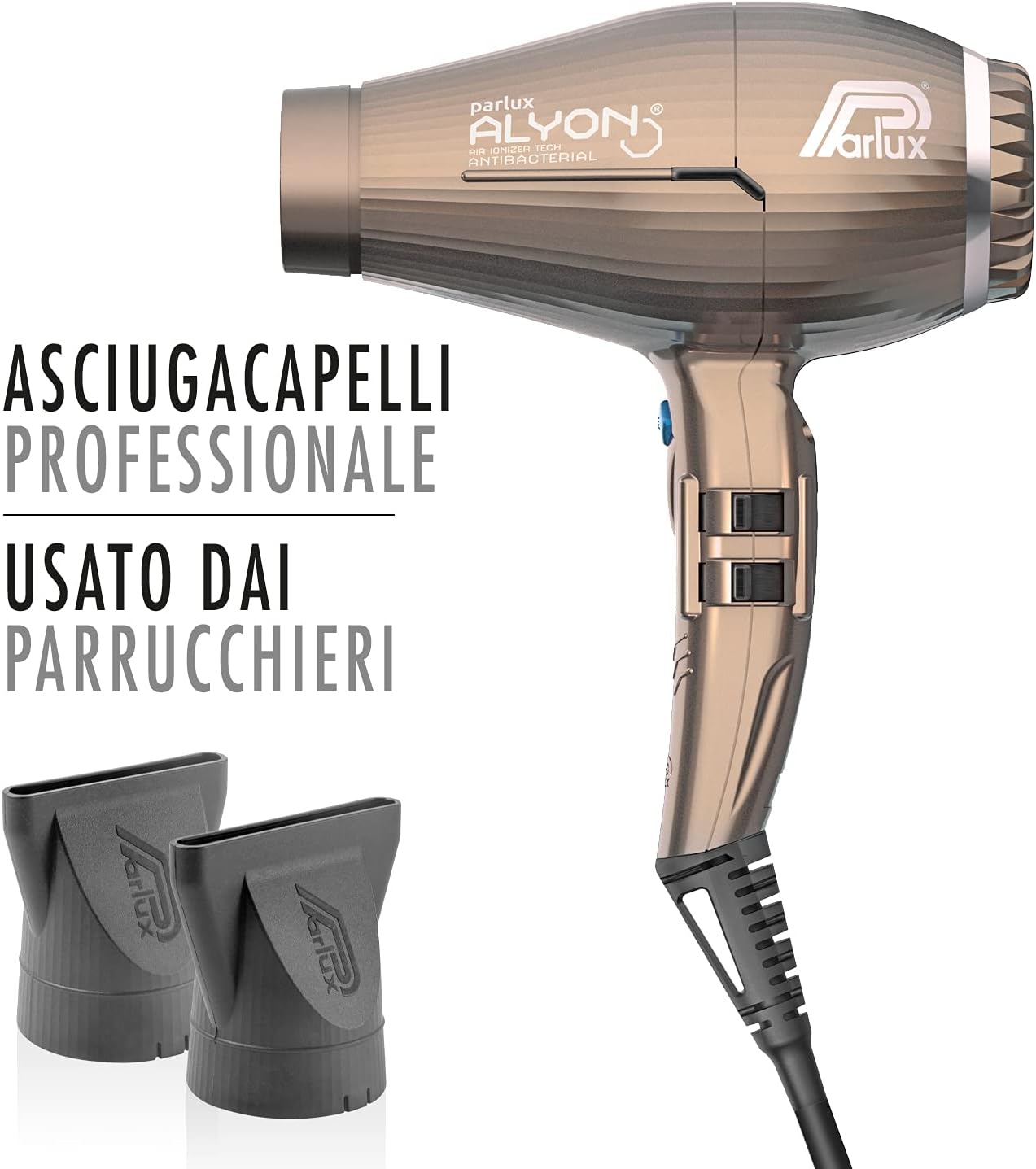 Parlux - Alyon Bronze - design compact - séchage rapide, ionique