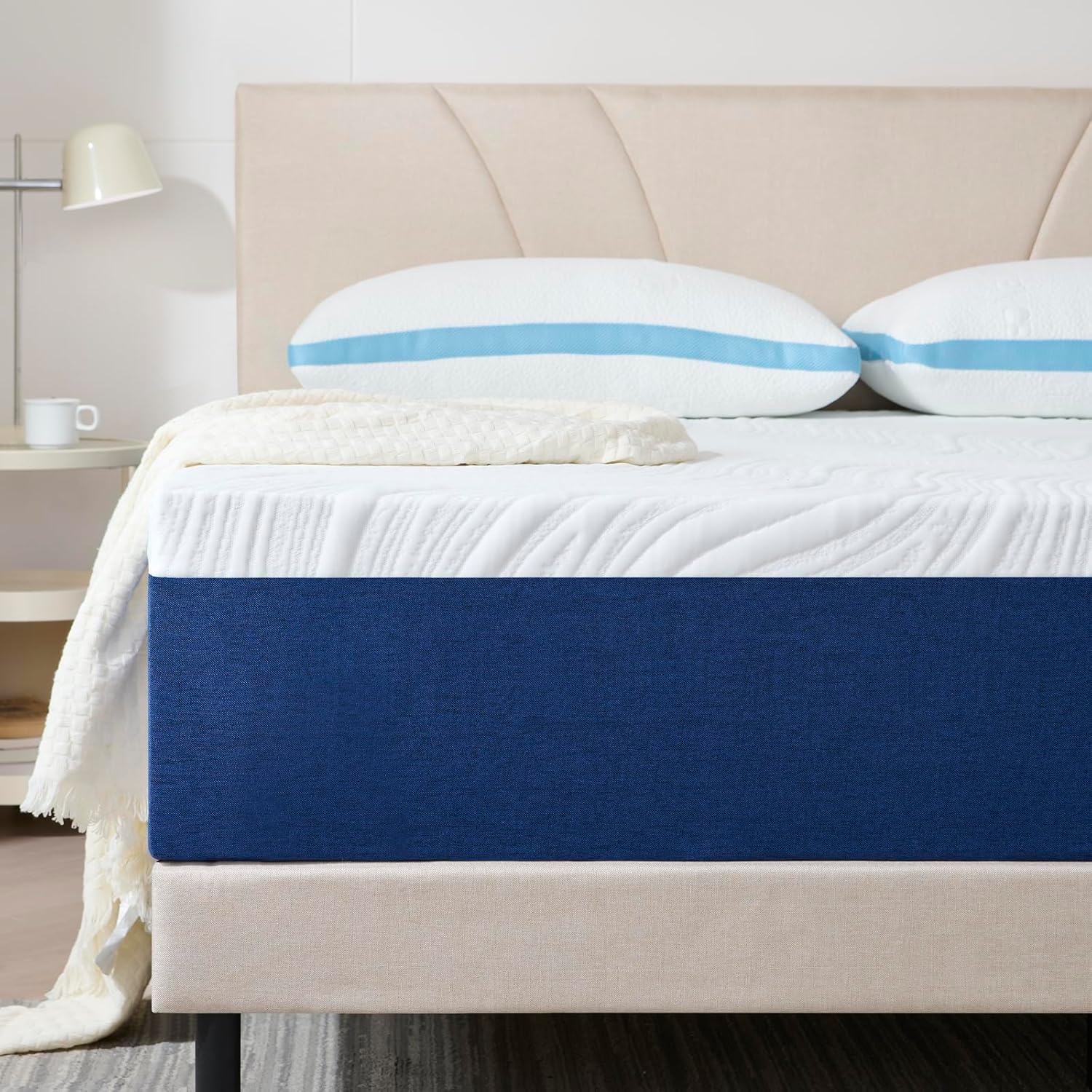 Matelas - modèle réversible - 140x190cm - mousse mémoire, 30cm, 7 zones