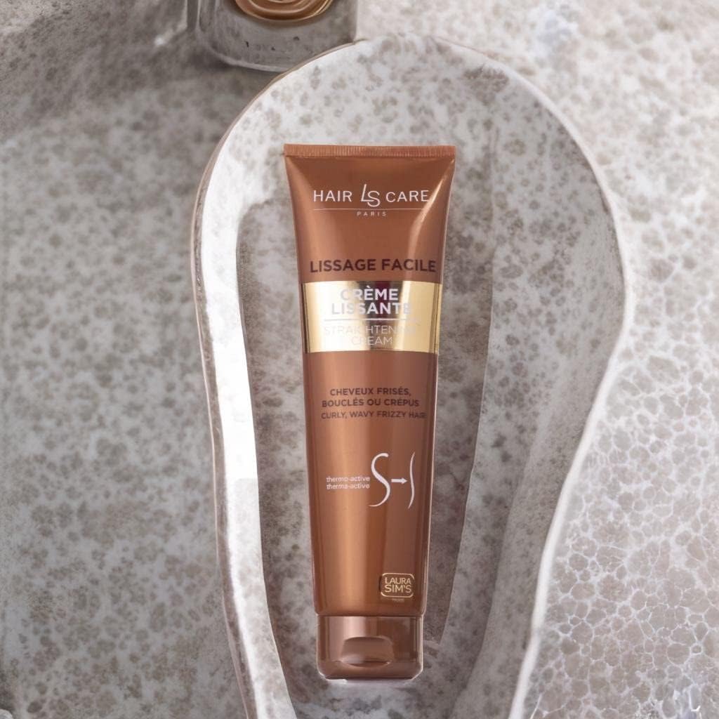 Laura Sim's - Crème soin lissage Steampod - 150ml - thermo-protection jusqu'à 230°, hydrate et démêle