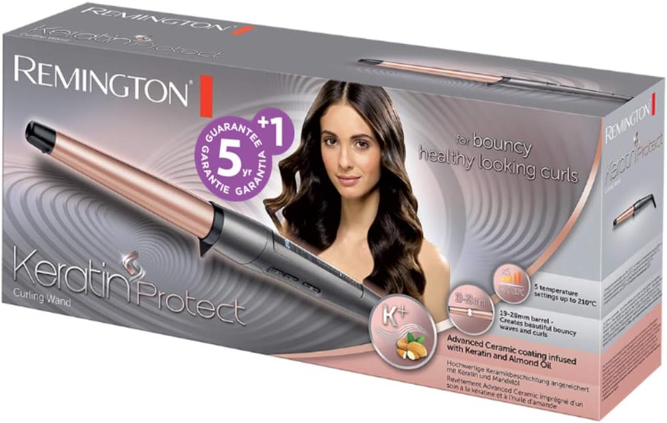 Remington - Keratin Protect - 19-28mm - Céramique, contrôle digital, soin keratine - CI83V6