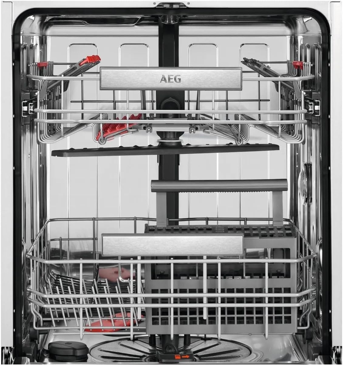 AEG - lave-vaisselle série 6000, intégré, 12 couverts, économique, FSE63307P