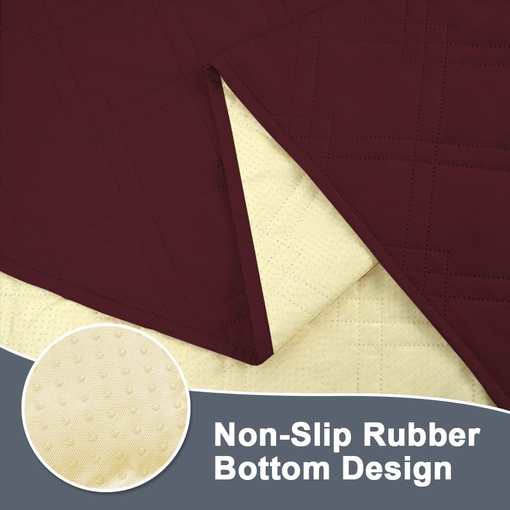 DUJUIKE - housse imperméable canapé, 208x208cm, antidérapante, protection animaux