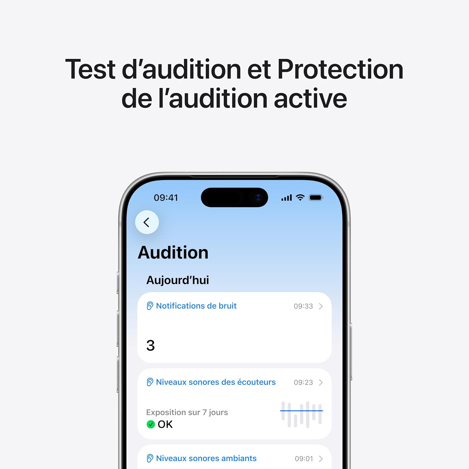Apple - AirPods Pro 3 - écouteurs sans fil, ANC, détection cardiaque, audio spatial, USB-C