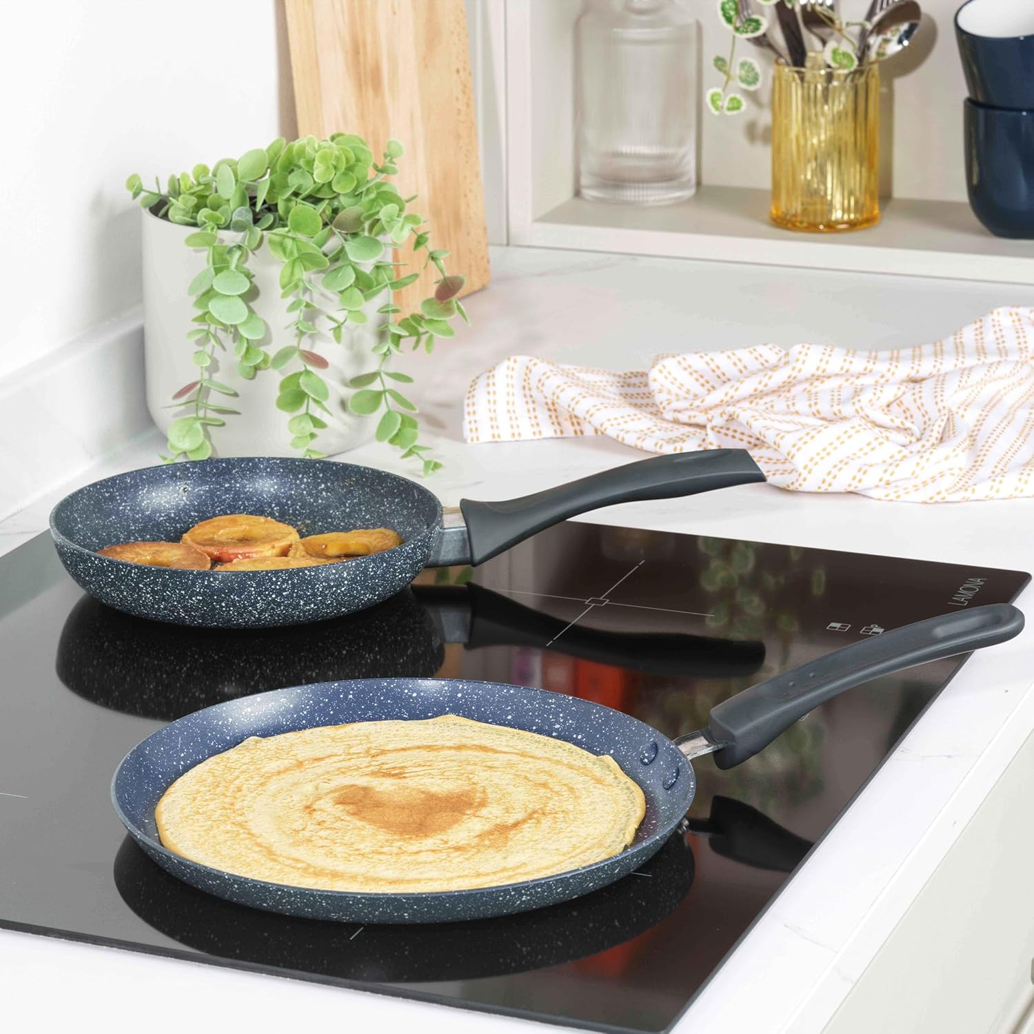 Russell Hobbs - Nightfall Stone - 25cm - crêpière antiadhésive induction lave-vaisselle RH03409EU7