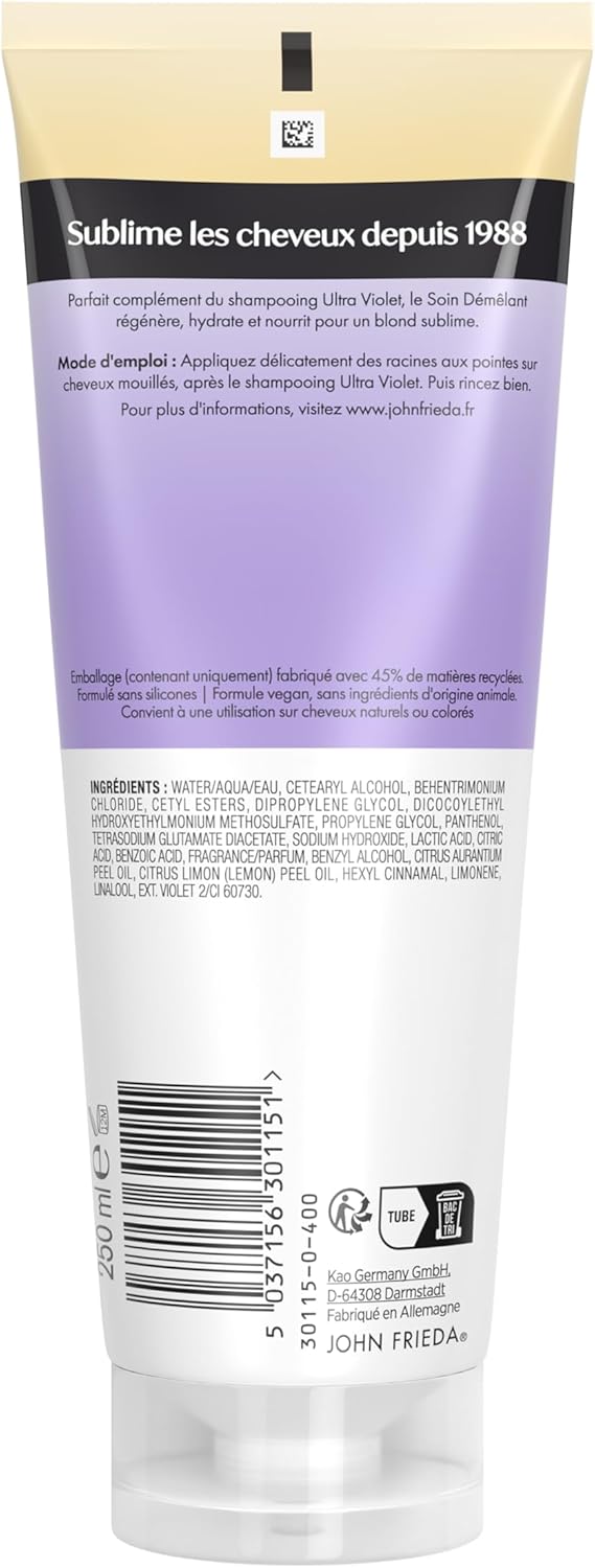 Ultra Violet - Soin Démêlant Violet - 250ml - soin blond hydratant