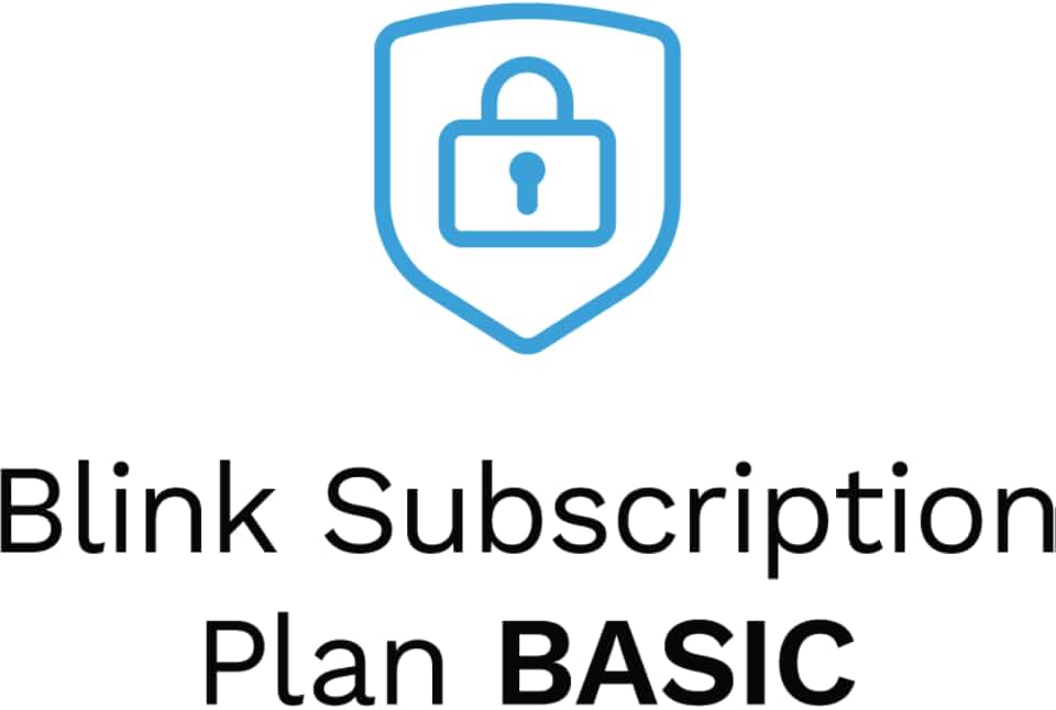 Blink - Basic Plan - abonnement mensuel auto-renouvelable