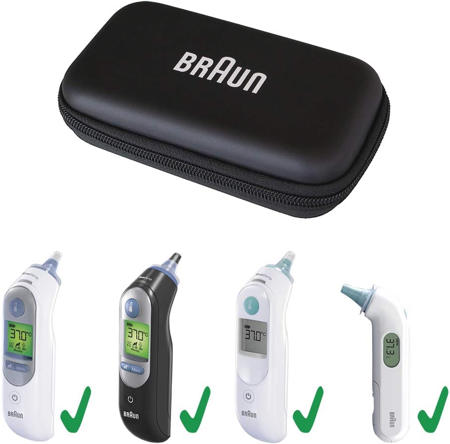 Braun - Boîtier protection thermomètre, compact, résistant