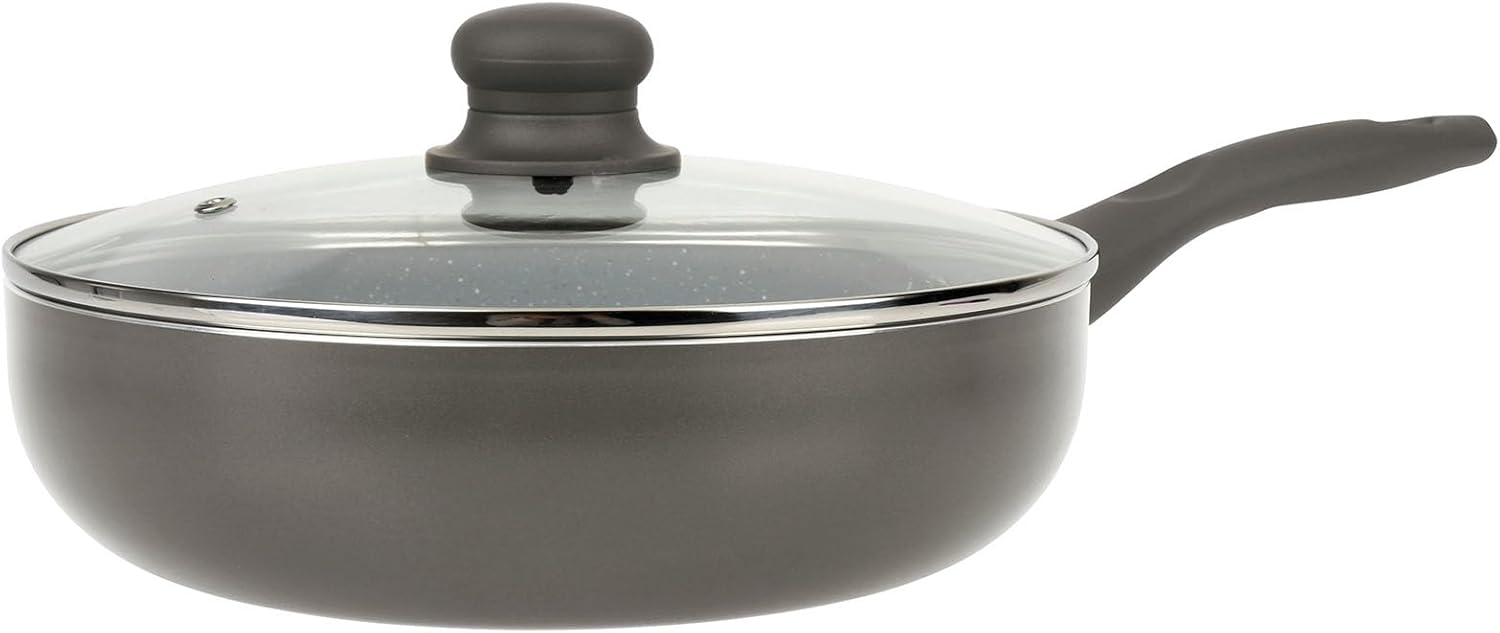 Crealys - sauteuse AUTAN 24cm, céramique, manche silicone, induction - 529579