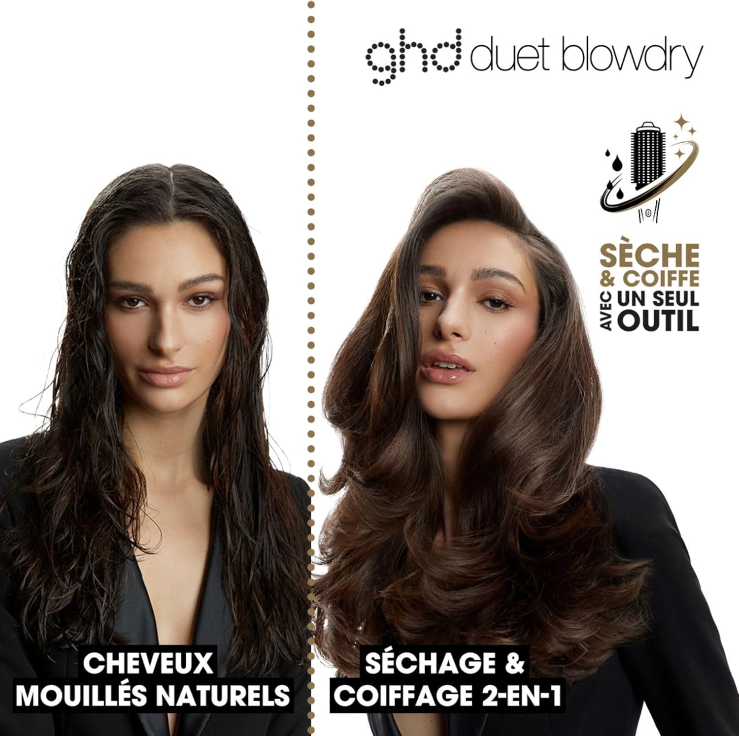 ghd - Brosse Duet Blowdry - sèche et coiffe sans dommage - volume x3