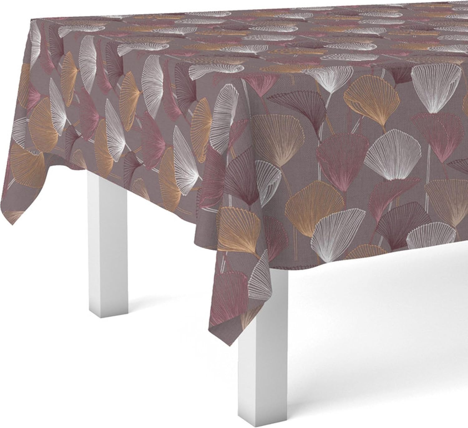 Nappe en toile cirée - DUERO Lilas - 140 ronde - imperméable, anti-taches