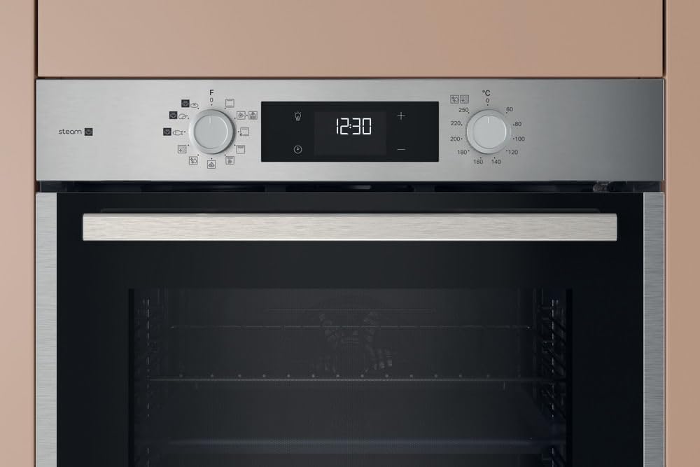 Hotpoint - Four Série 854PSX - 71L, pyrolyse, inox, A++ - HAO854PSX