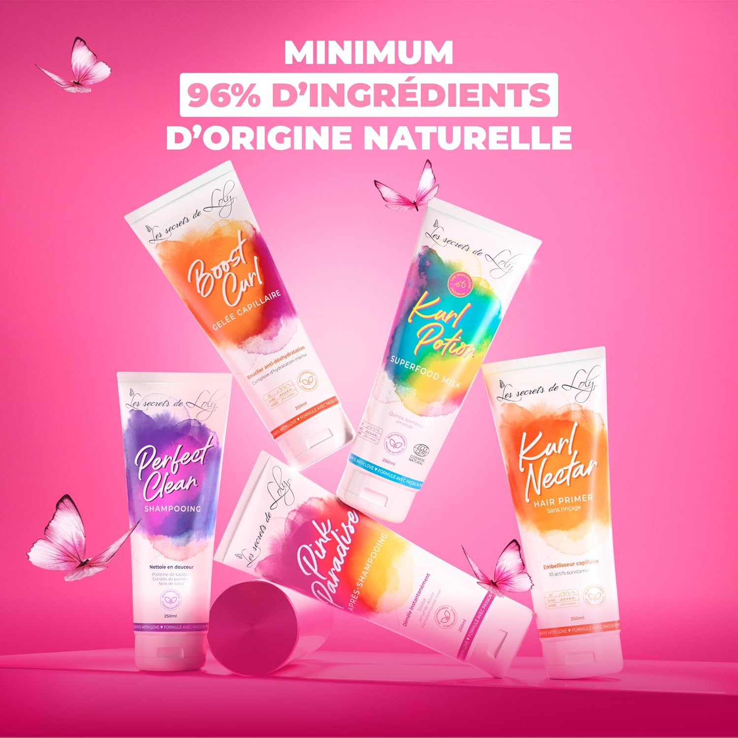 Les Secrets de Loly – Kurl Fusion – 250ml – crème gel hydratante cheveux texturés