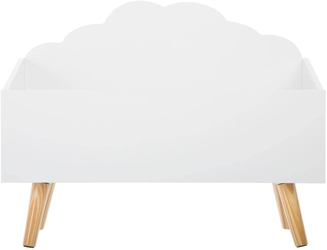 Atmosphera - Coffre Nuage Blanc - rangement enfant 60x30x35 cm