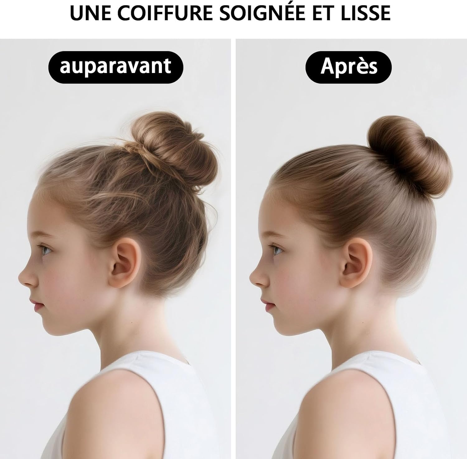 Cire capillaire stick - coiffant souple - 15g - lissage mèches, anti-frisottis, chignons élégants