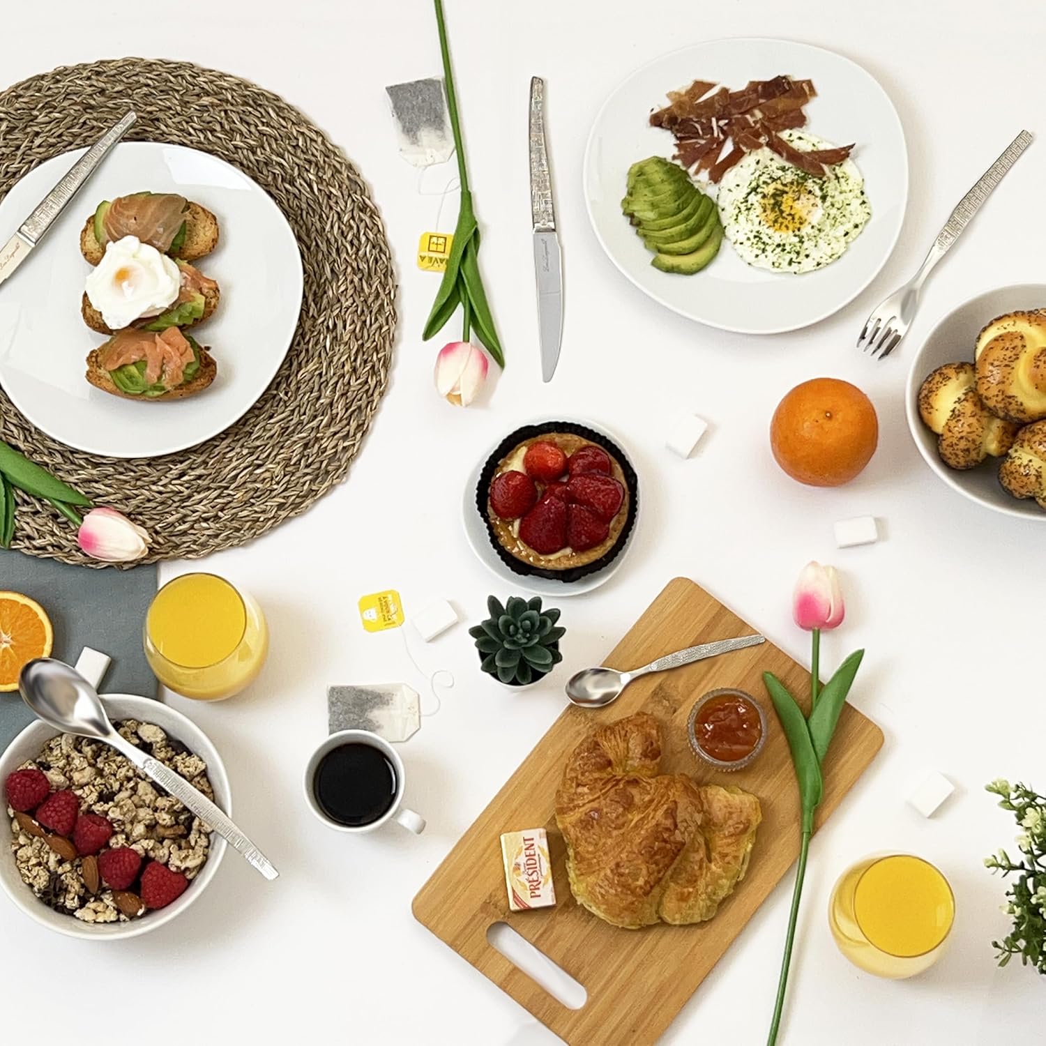 LOU LAGUIOLE - Jet (Ménagère 12 pers.) - Inox 18/0, Finition Textil