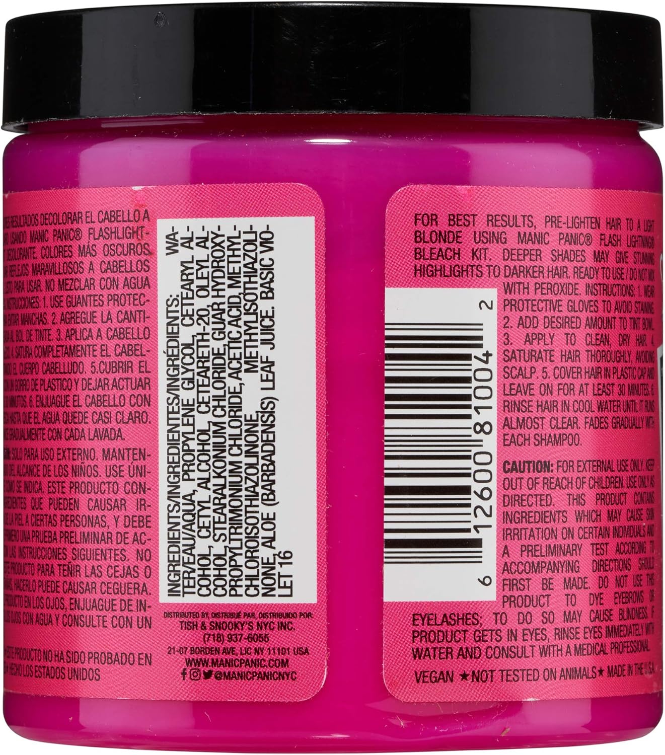 MANIC PANIC - Super Conditioning - coloration semi-permanente rose - 237ml