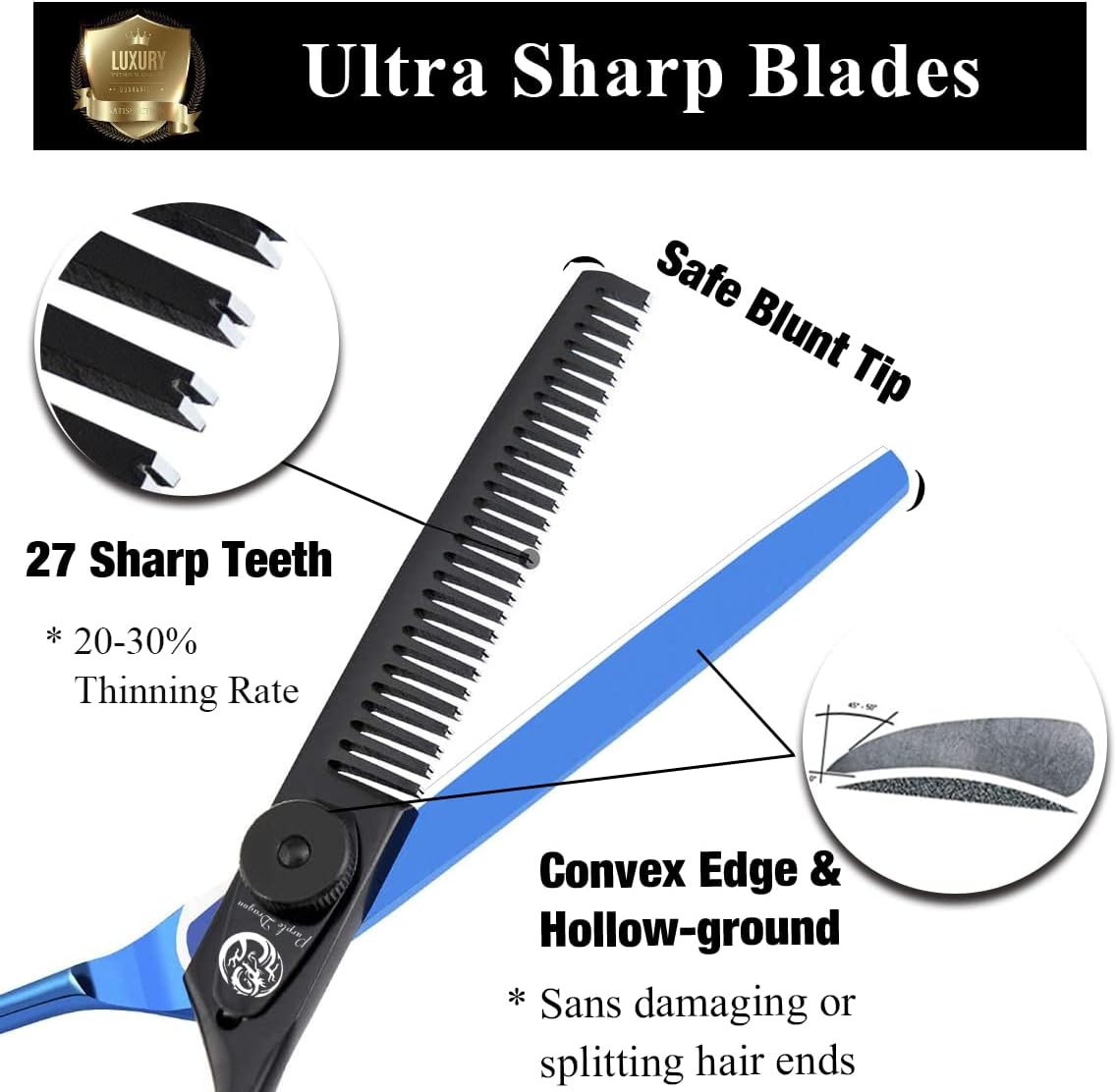 Ciseaux Coiffure - Set Professionnel 5,5