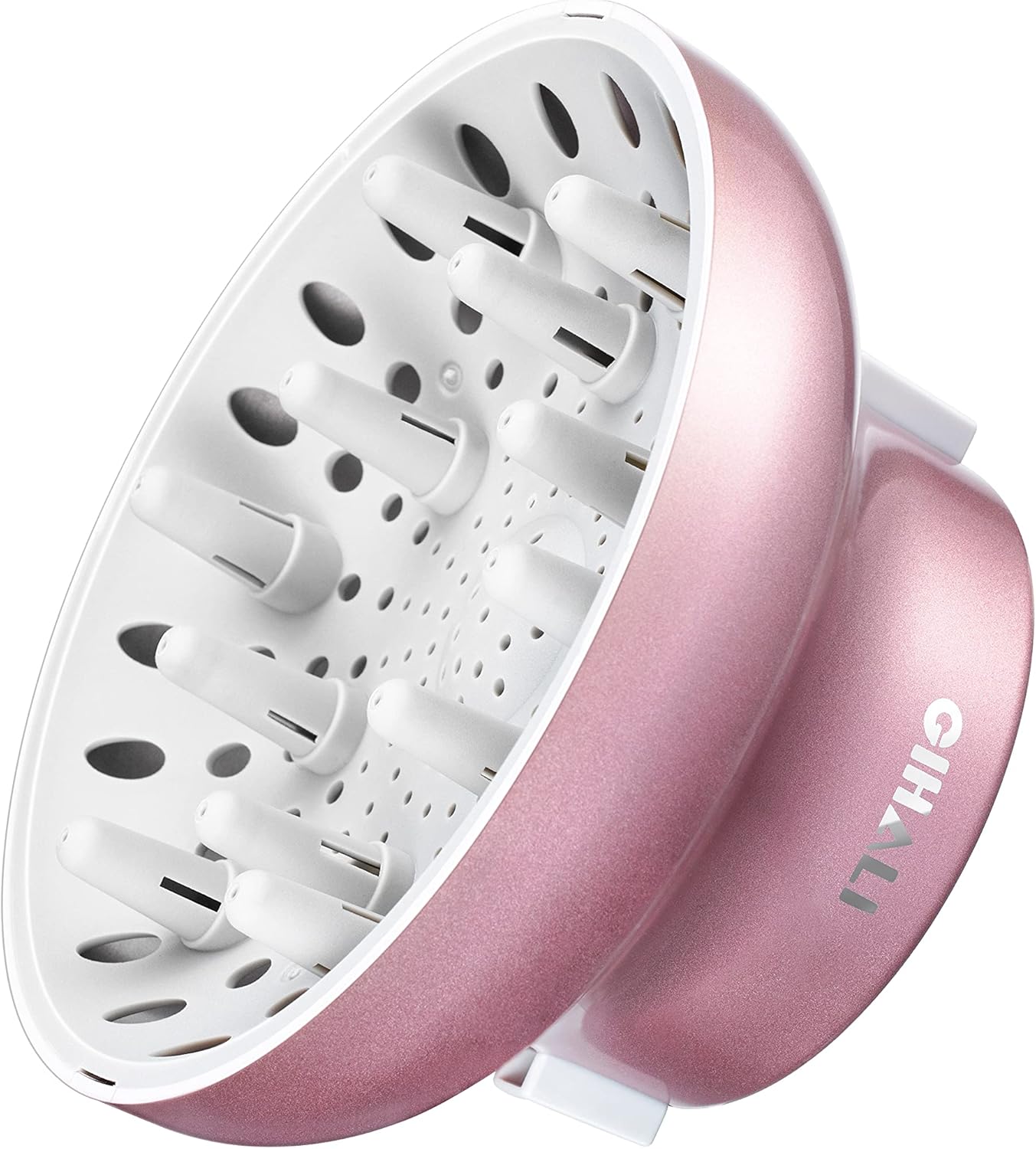 Diffuseur universel cheveux bouclés 4.4-6.6 cm, robuste, anti-frisottis