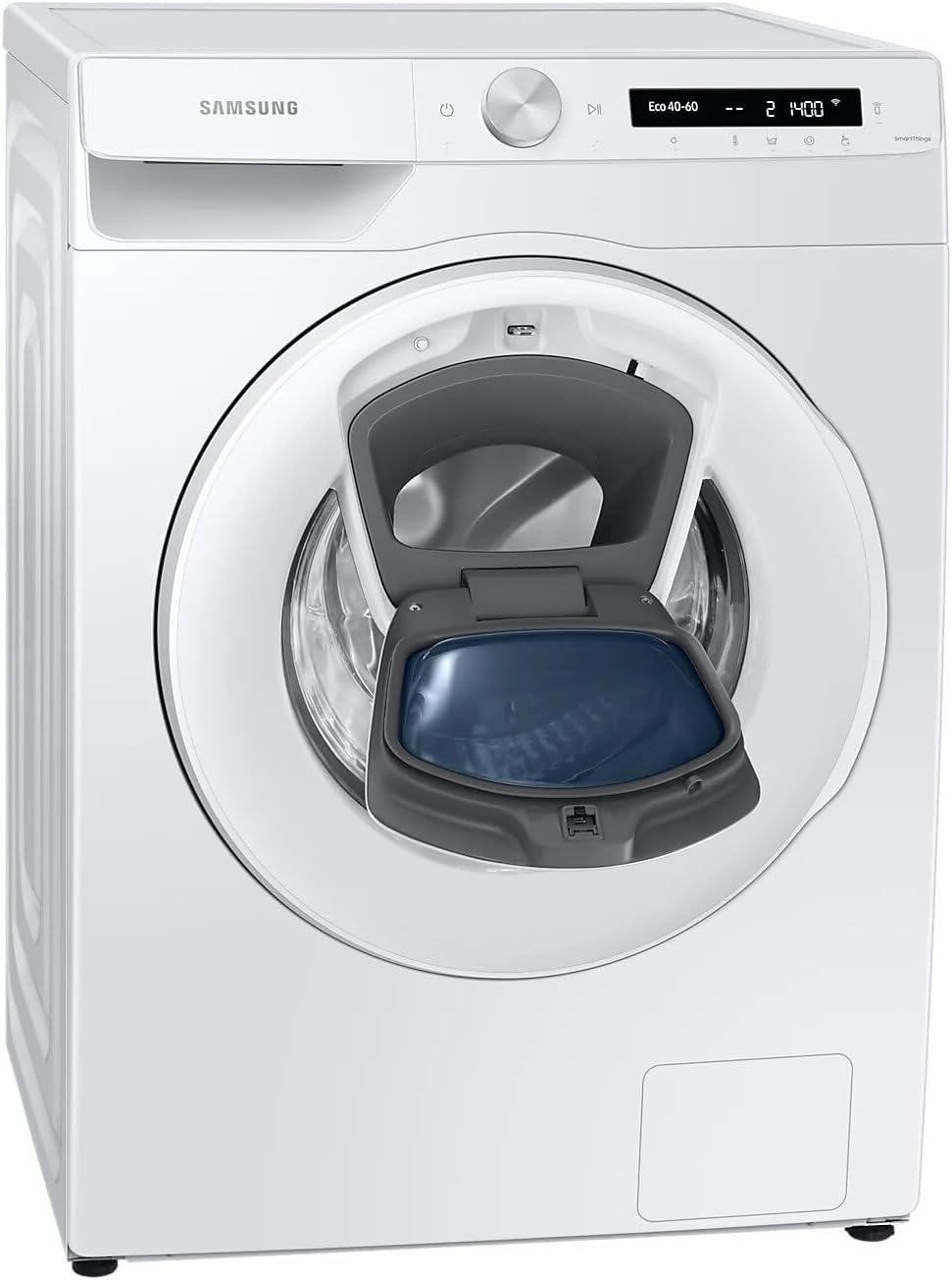 Samsung - Lave-linge Série 5, 9 kg, EcoBubble, AI, classe A - WW90T554DTW/S3
