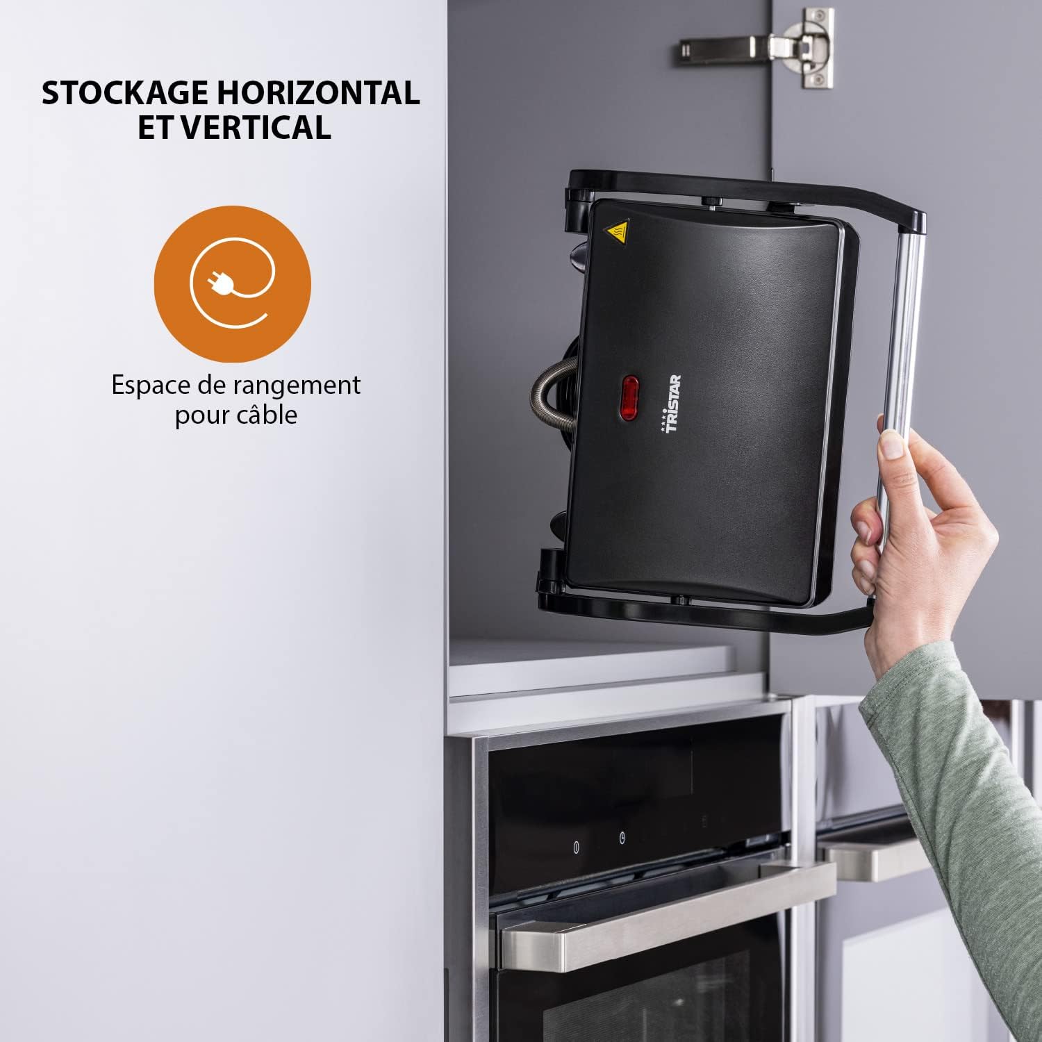 Tristar - Grille-viande série GR - 22,5x14 cm - 700W - GR-2650