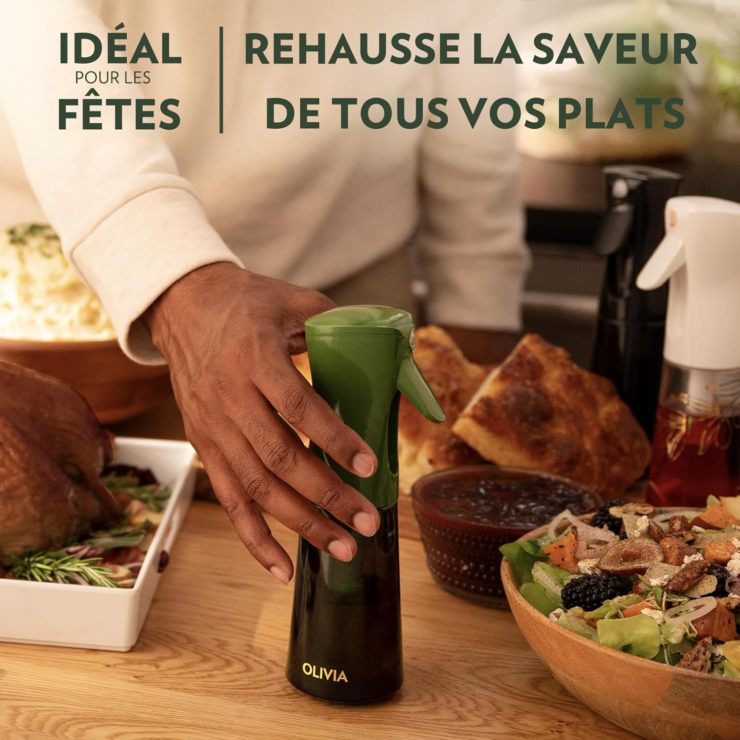 Flairosol - Olivia 200ml - vaporisateur huile verre, spray continu