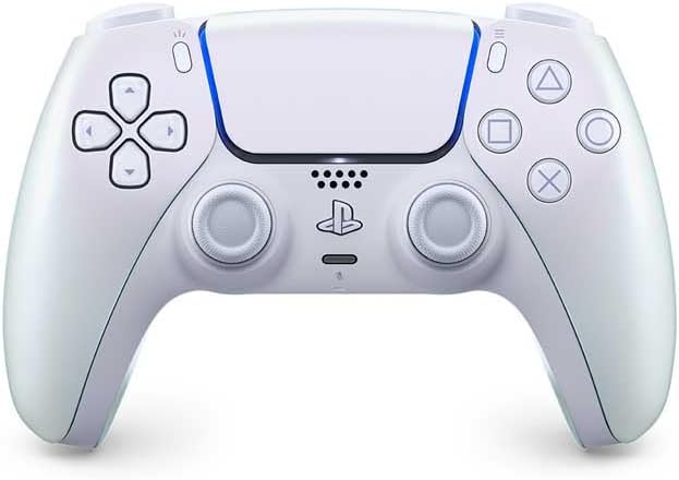 Sony - Manette DualSense PS5 - sans fil, retour haptique, micro intégré, Chroma Pearl