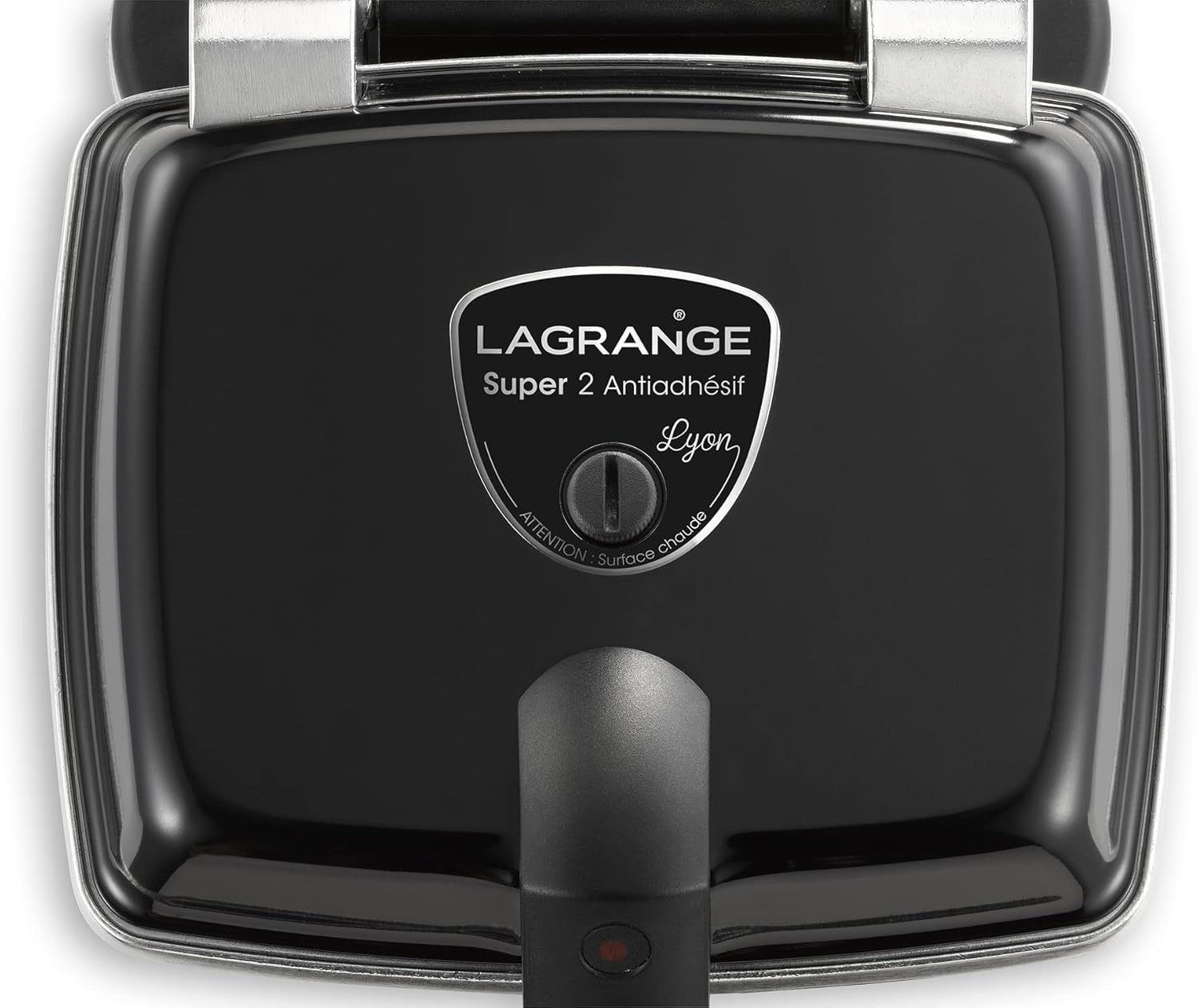 Lagrange - Super2 - 1000W, plaques gaufre/gaufrette, réversible, 039224