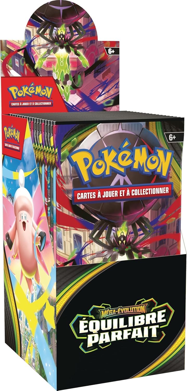 Pokémon - Présentoir boosters Méga-Évolution Équilibre Parfait - 18 boosters - JCC Pokémon