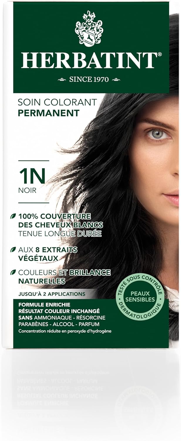 Herbatint - Soin Colorant Permanent, 150ml - Sans ammoniaque, couvre 100% des cheveux blancs