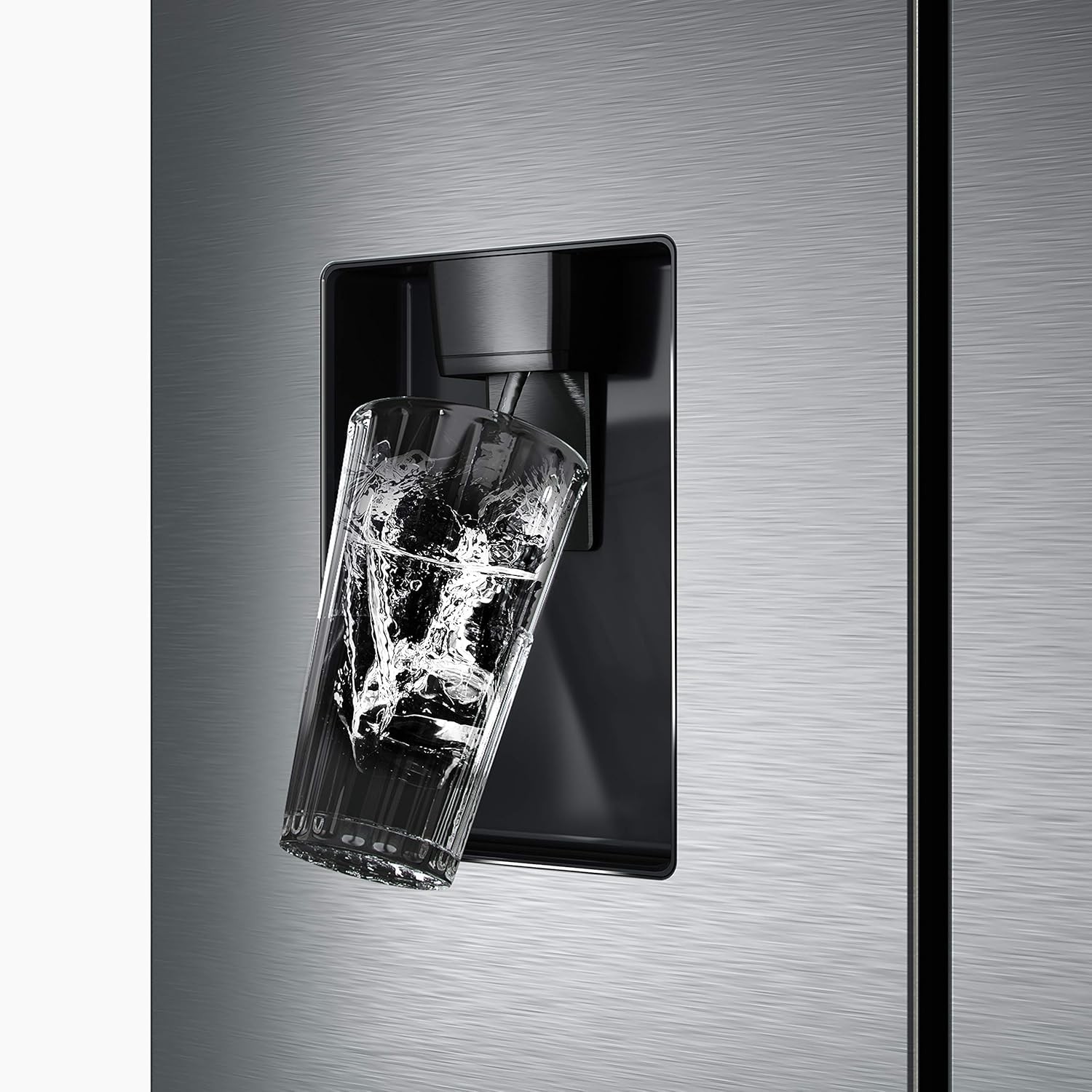 Hisense - réfrigérateur French Door - 200 cm - NoFrost, 336L/149L, distributeur d'eau, 38 dB - RF632N4WIE