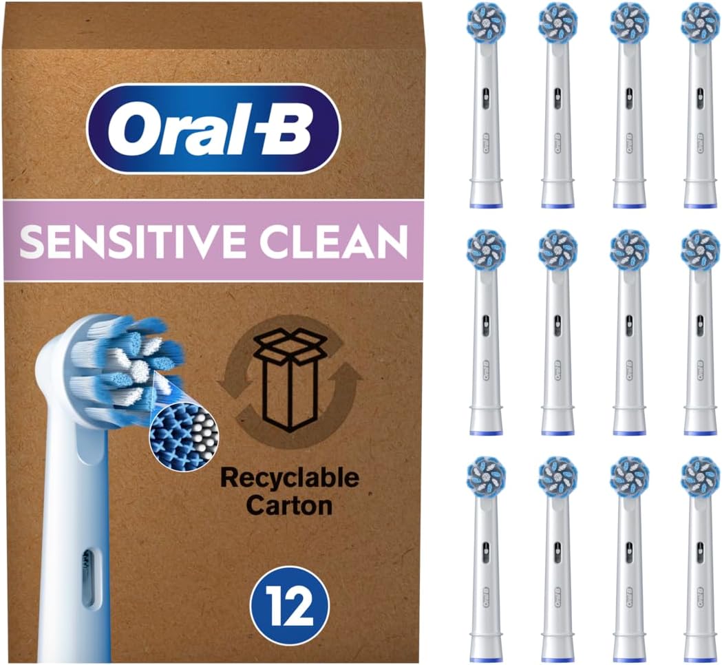 Oral-B - brossettes Sensitive Clean - 12 unités - brins ultra doux, gencives saines