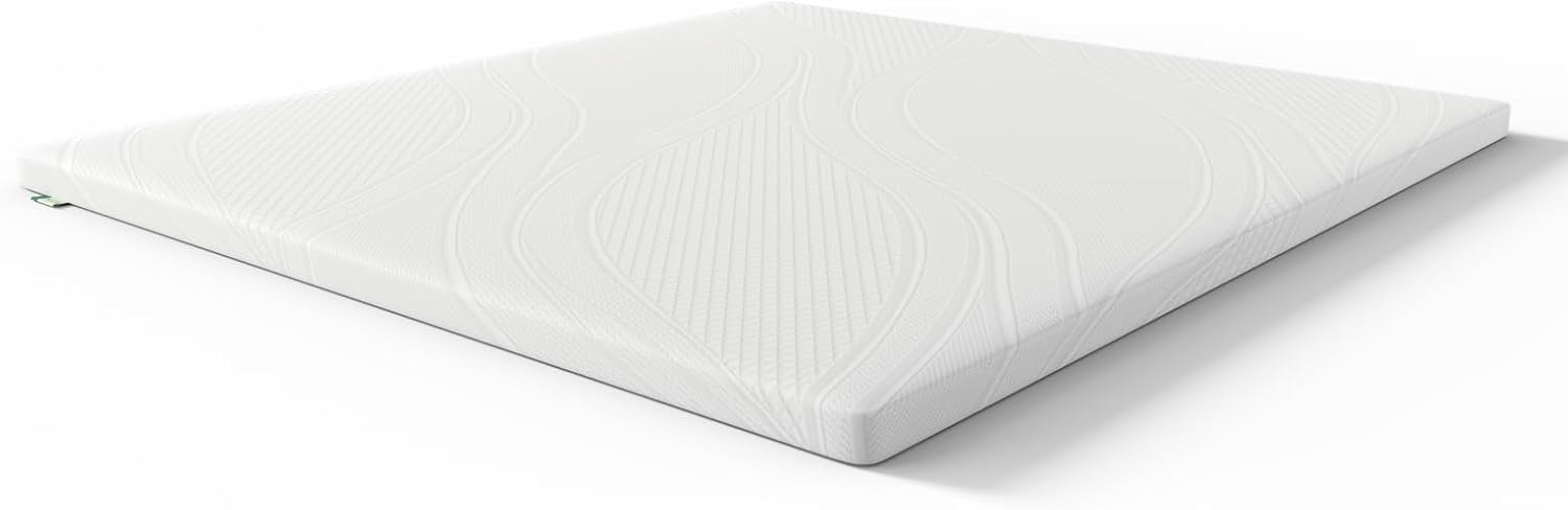 Novilla - surmatelas (7.5CM gel mémoire) - 140x190cm - doux, antidérapant, certifié, lavable