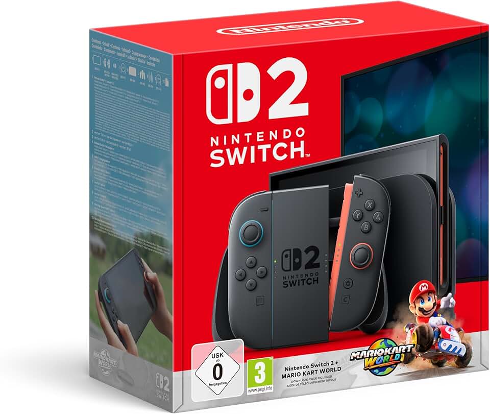 Nintendo - Switch 2 (série) - console portable - Mario Kart World inclus