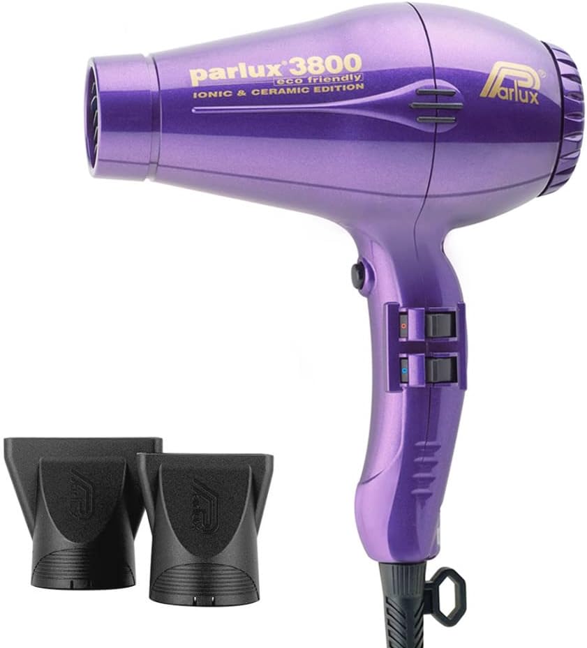 Parlux - 3800 EcoFriendly Violet - compact - ionic céramique professionnel