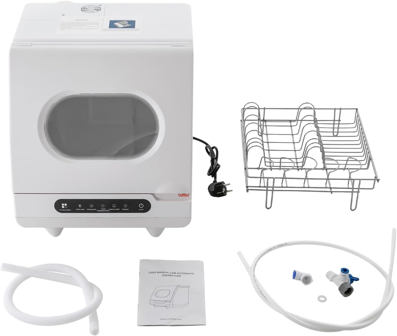 Mini Lave-vaisselle compact - Nettoyage 360° - 5 programmes - XWJ-01