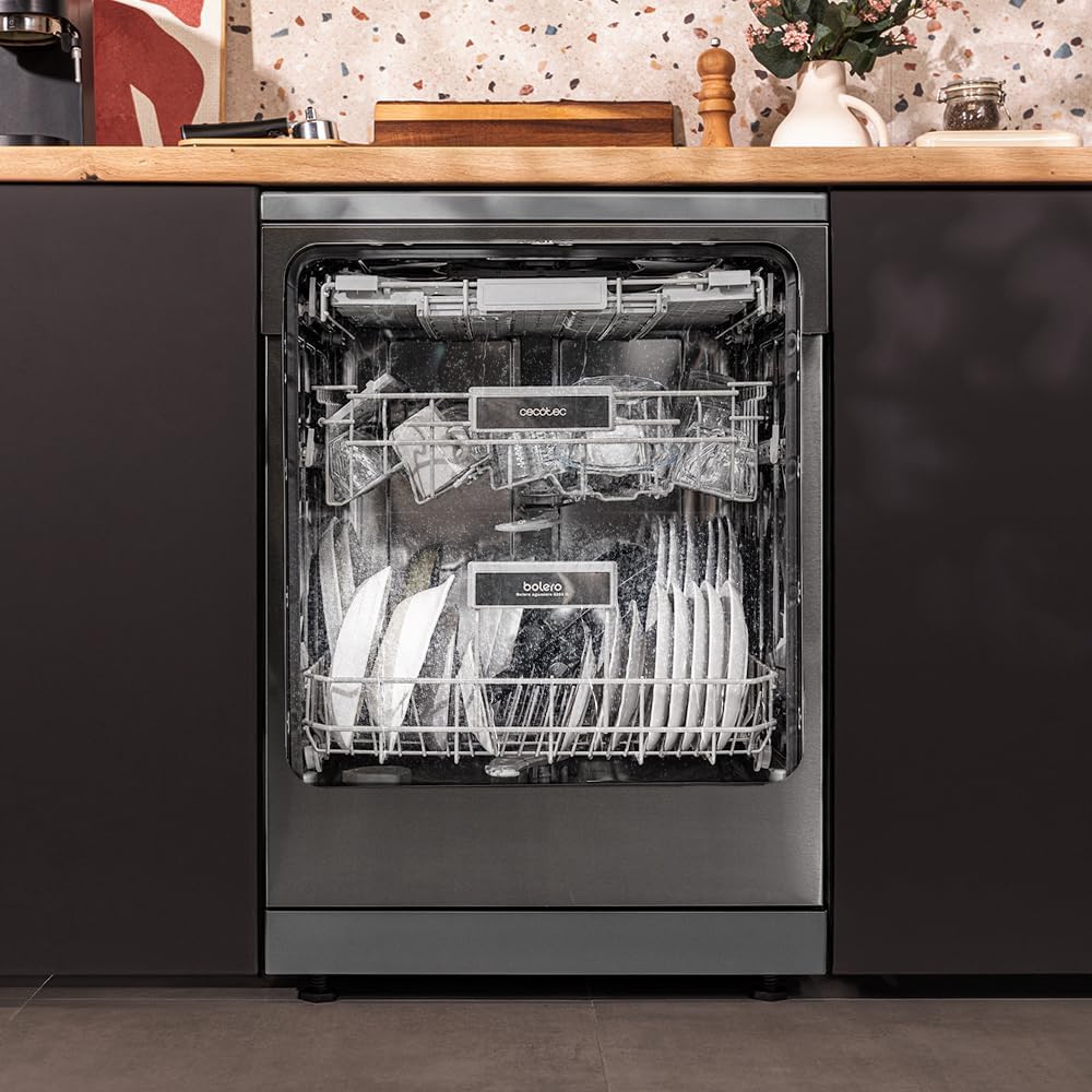 Cecotec - Bolero Aguazero 6200 - 60 cm - 14 couverts, 6 programmes, inox