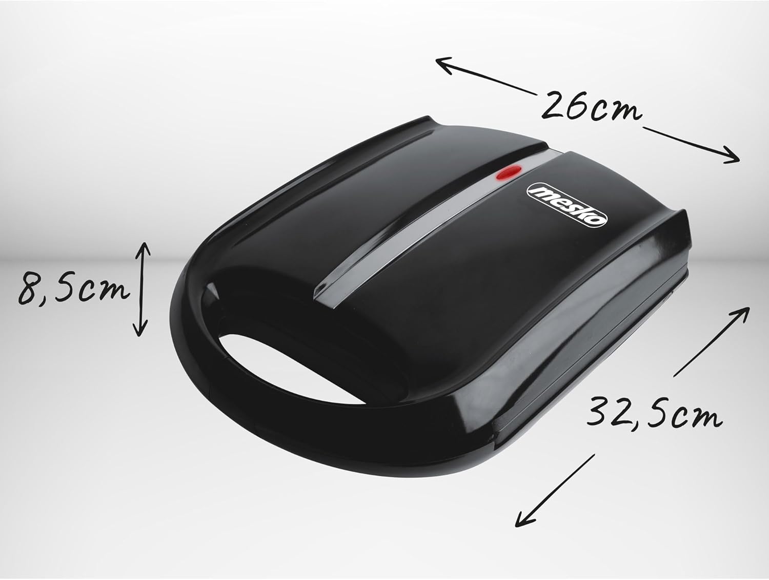 Mesko - gaufrier XL - 24 moitiés, 1600W, antiadhésif, noir - MS3041