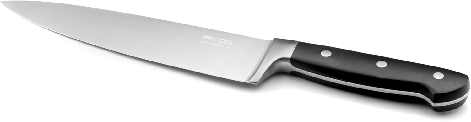 Blason - Set 3 couteaux cuisine - inox 13C, finition satinée, noir