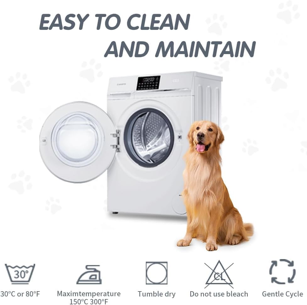 DUJUIKE - housse canapé imperméable, 208-260cm, enfants animaux