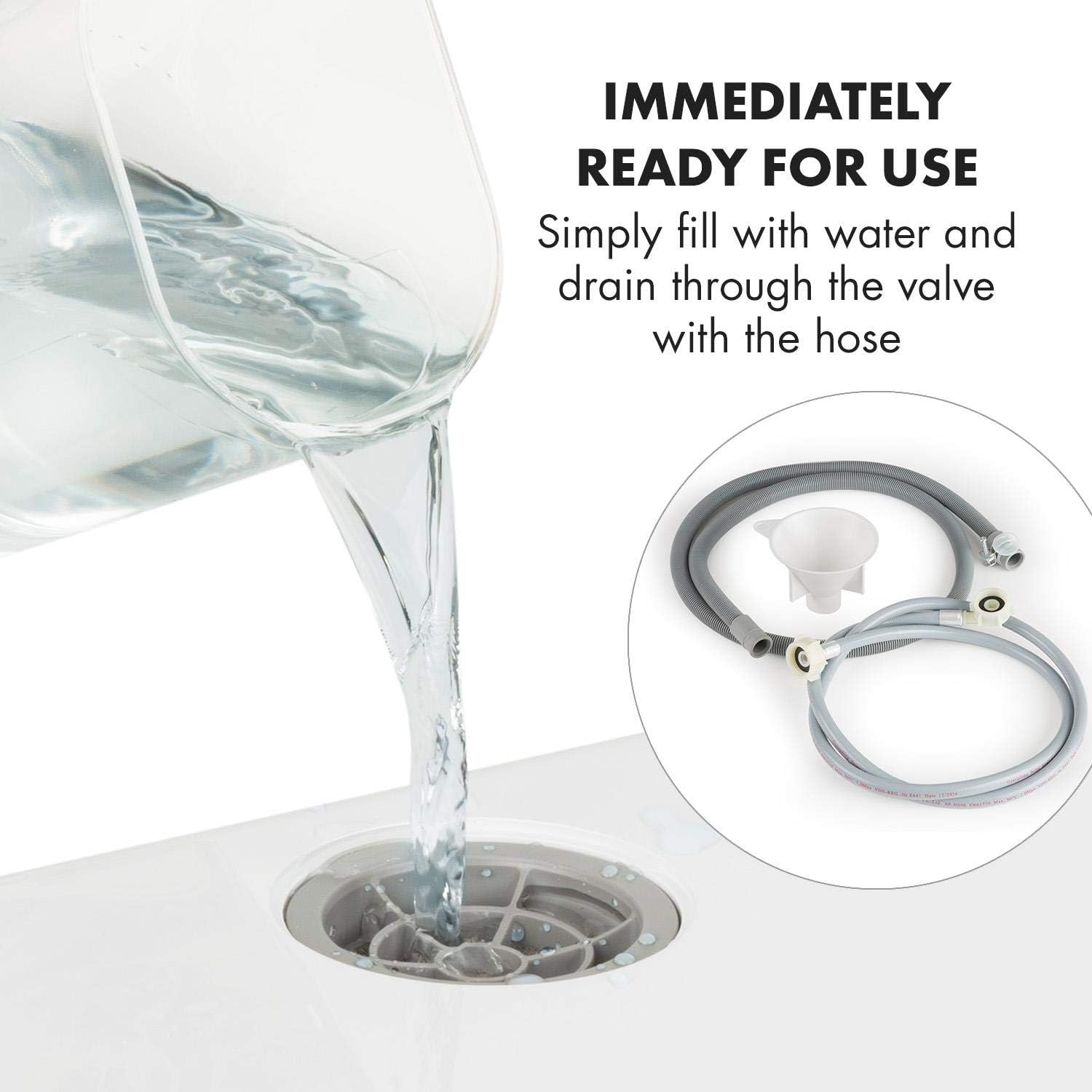 Klarstein - Amazonia Mini - compact, 7 programmes, 5L, silencieux, digital, bleu