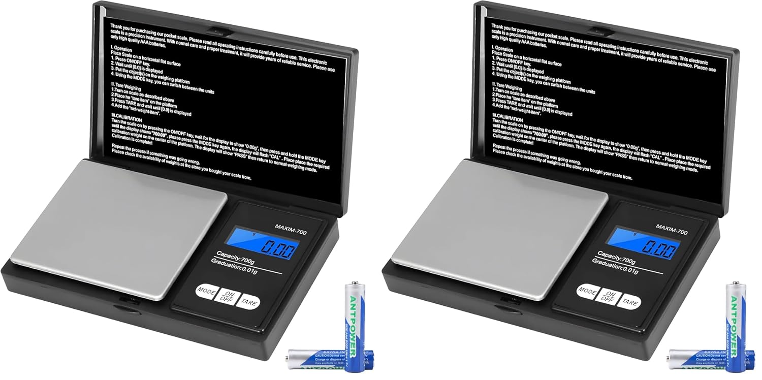 Vinabo - balance de précision 700g/0,01g - multifonction tare, cuisine, bijoux