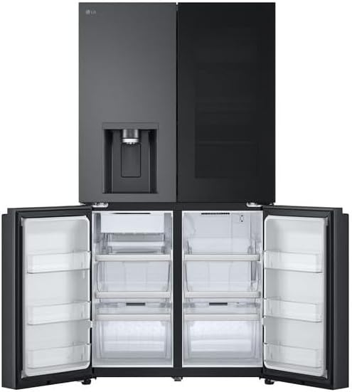 LG - réfrigérateur américain grande capacité inox, distributeur eau, GMG960EVEE