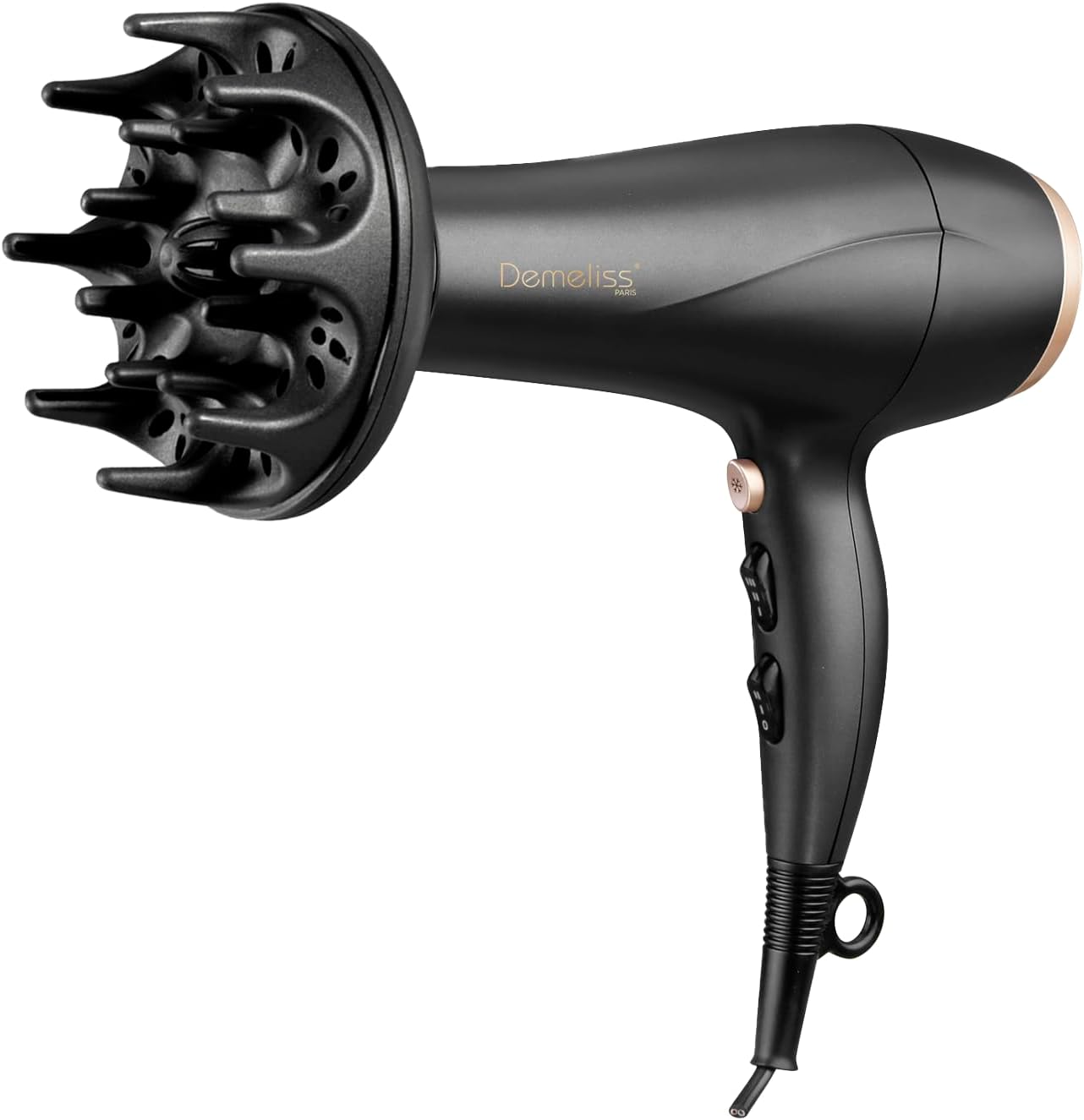 Saint Algue - Demeliss Sèche-cheveux - 2200W, tourmaline, 2 vitesses, 3 températures